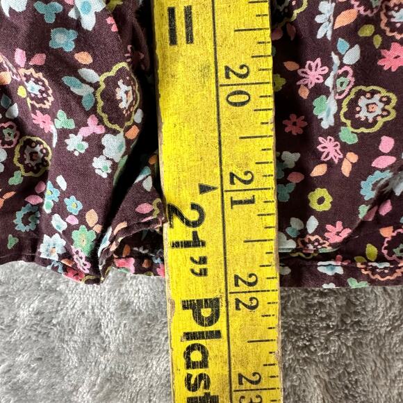 Vintage Y2K Le Fromage Of L’Orange Girls green Patterned dress Size 4 Velvet - Picture 5 of 7